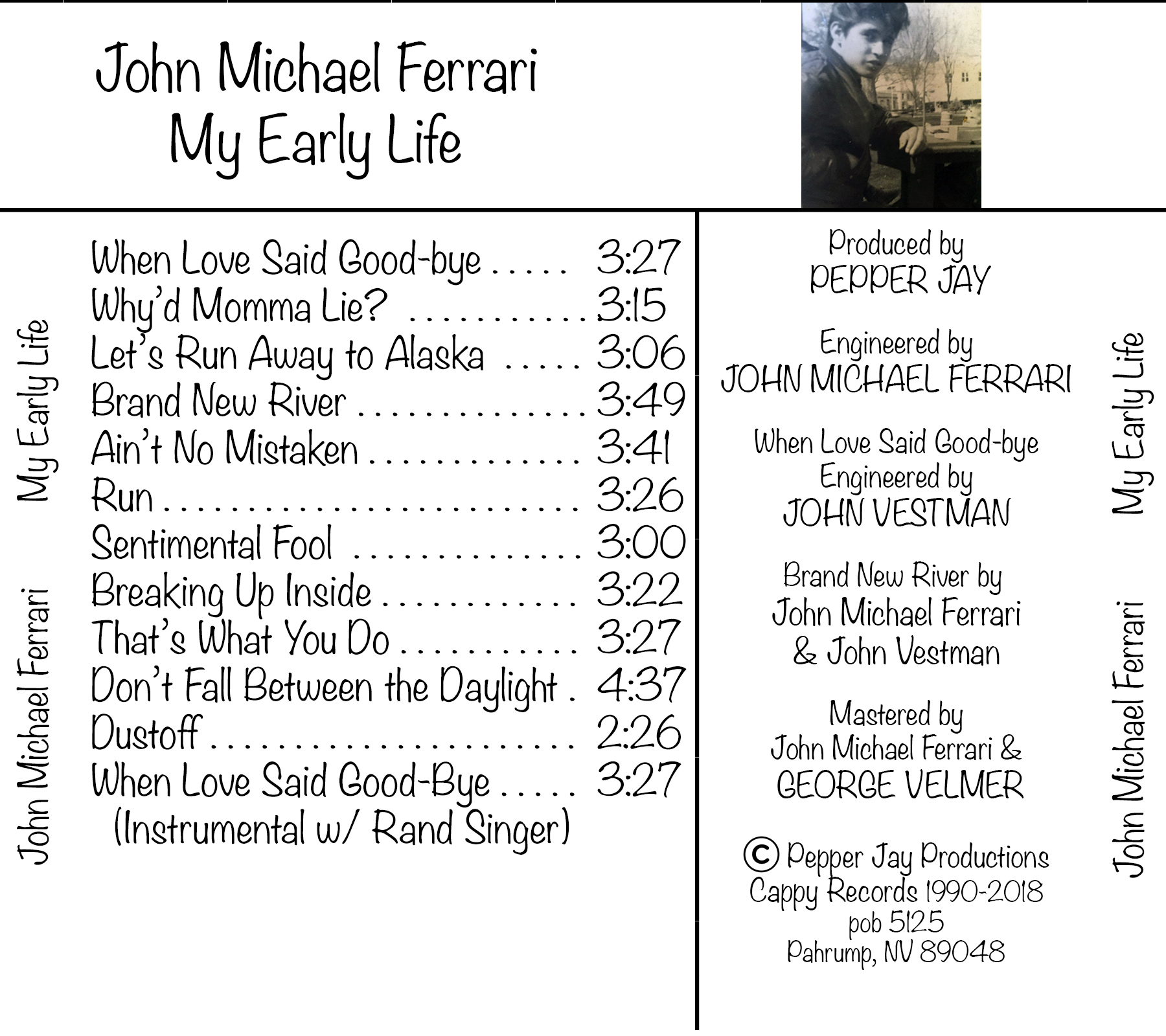 My_Early_Life_CD_My Early Life Back Cove